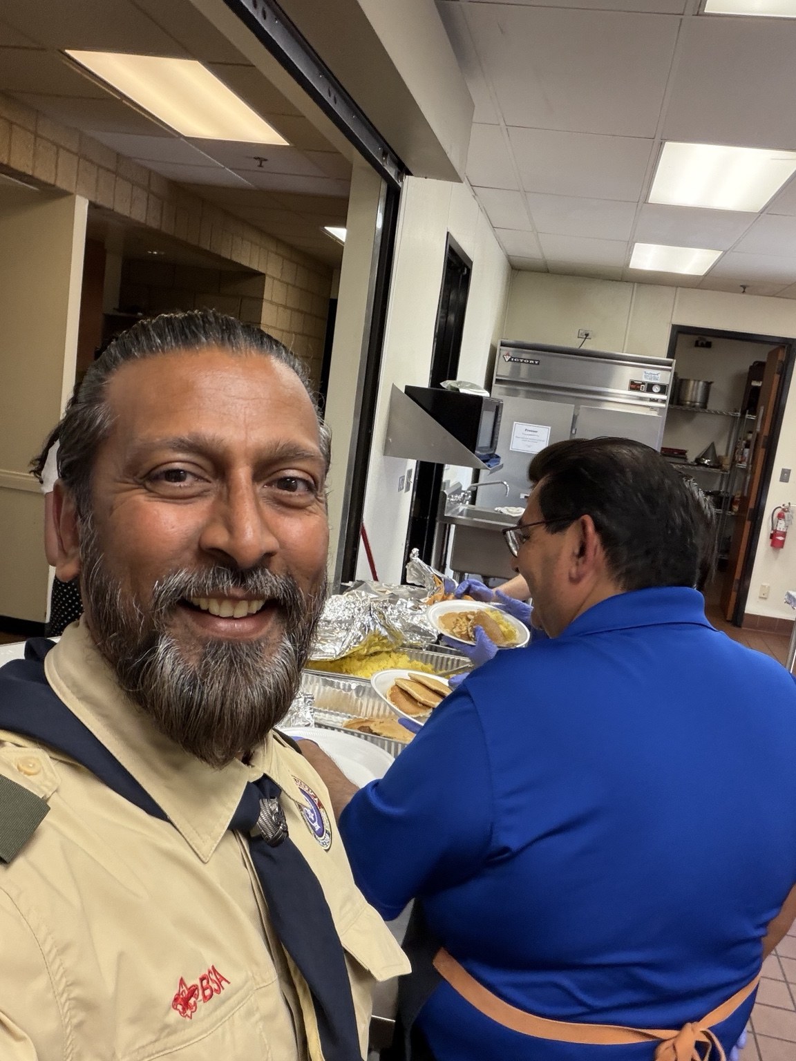 Anil with Troop 604